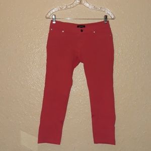Shinesdar pink strechy capri pant Large